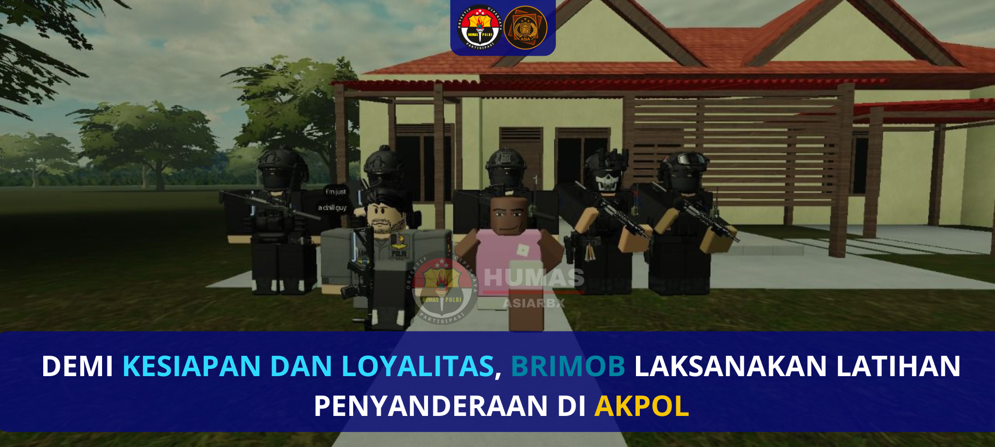 DEMI KESIAPAN DAN LOYALITAS, BRIMOB LAKSANAKAN LATIHAN PENYANDERAAN DI AKPOL