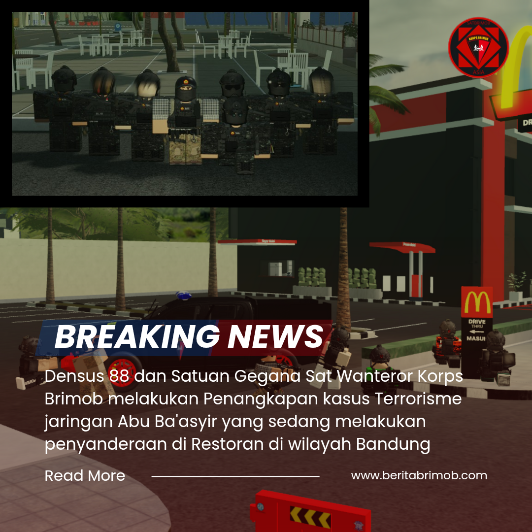 DENSUS 88 DAN GEGANA BERHASIL TANGKAP JARINGAN TERORIS DI BANDUNG