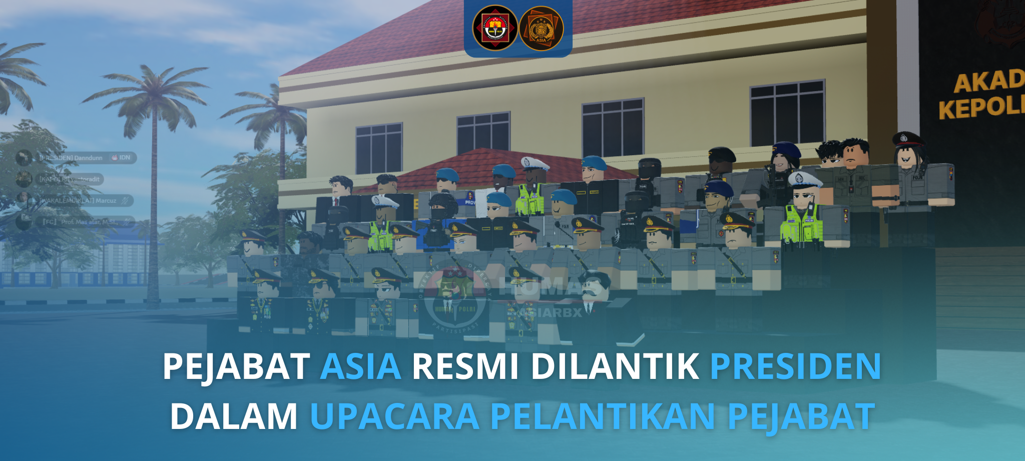 PEJABAT ASIA RESMI DILANTIK PRESIDEN DALAM UPACARA KHIDMAT DI AKPOL